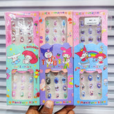 Nails Children Acrylic Fake Nails, Lightweight, Long Lasting, Easy to Use -Multi (Nails Children, 144pc pack)•	PACKAGE INCLUDED : 12Nails 1pkt –  12 small pkt  = 144 pc nail .